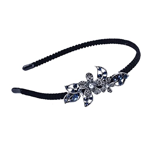 FRCOLOR Stirnband Haarreifen Mit Strasssteinen Yoga-stirnbänder Für Frauen Prinzessin Kopfschmuck Damen Stirnbänder Haargummis Für Frauen Haarreifen Aus Strass Eisen Blumen Braut Bilden von FRCOLOR