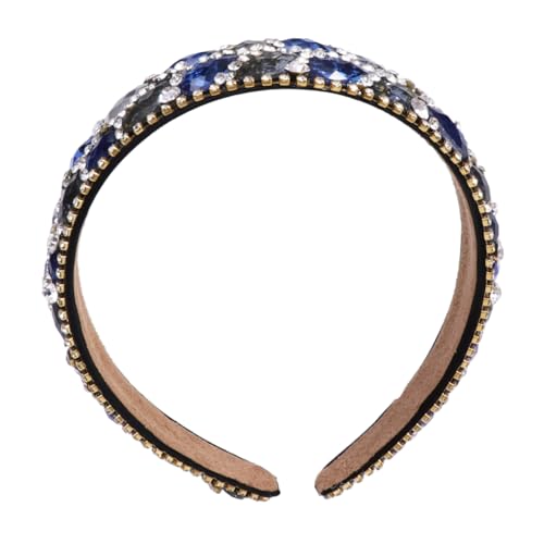FRCOLOR Delicate Rhinestone Haarband Für Frauen Und Mädchen Kreatives Headdress Accessoire Blau Für Besondere Anlässe Stilvolles Haarzubehör FRCOLOR Delicate Rhinestone Haarband Für Frauen Und Mädchen Kreatives Headdress Accessoire Blau Für Besondere Anlässe Stilvolles Haarzubehör von FRCOLOR