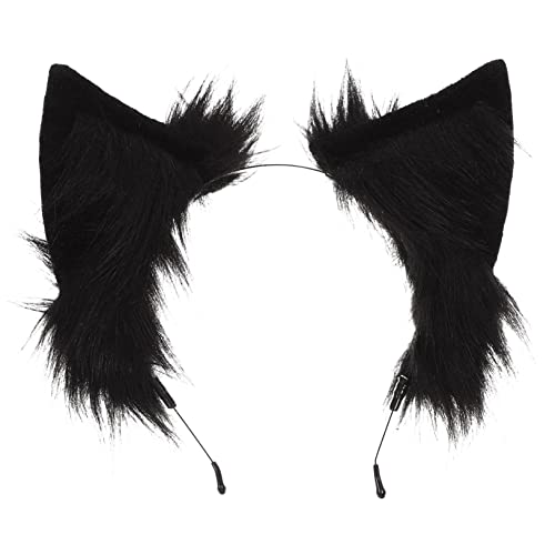 FRCOLOR Katzenohren Stirnband Flauschiges Stirnband Aus Plüsch Haar- -accessoire Für Mädchen Und Frauen Geeignet Für Cosplay Und Partys von FRCOLOR