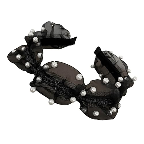 FRCOLOR Perlen Stirnband Damen Haarschmuck Einzigartiger Kopfschmuck Mode Haarband Haar Accessoire von FRCOLOR