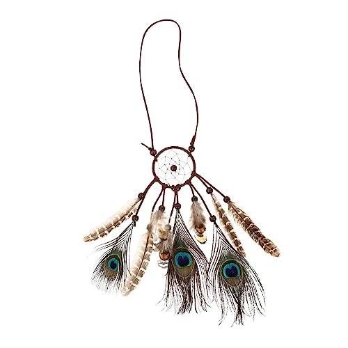 FRCOLOR Dream Catcher Plume Haarband Mit Federn Boho-stil Haarband Vielseitiges Kopfaccessoire Für Partys Und Dekoration Einzigartiges Design Für Frauen Und Mädchen von FRCOLOR