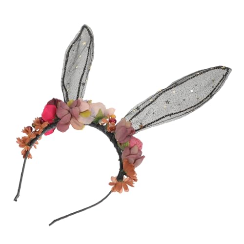 FRCOLOR Einzigartiger Spitzen-ohrkopfschmuck Modisches Cosplay-haarband Für Damenpartys von FRCOLOR