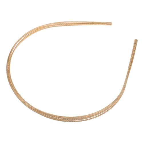 FRCOLOR Stirnband aus Metall Metallstirnbänder Kopf Kette süße Stirnbänder für Frauen Kopfband aus Metall Haarbänder für Damenhaare Stirnbänder für Damenhaare Eisen Golden von FRCOLOR