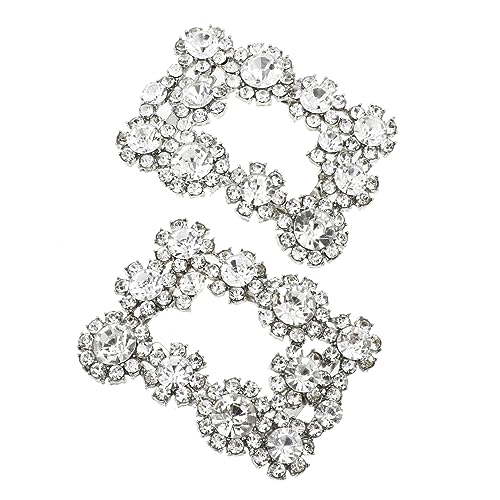 FRCOLOR Strass Schuhschnalle Glänzend Eckig DIY Accessoire für Pumps Sneaker Vielseitige Dekoration für Damen Geeignet FRCOLOR Strass Schuhschnalle Glänzend Eckig DIY Accessoire für Pumps Sneaker Vielseitige Dekoration für Damen Geeignet von FRCOLOR