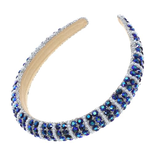 FRCOLOR Strass-Stirnband Haarschmuck Haar-Tiara Strass-Stirnbänder Haarband Perlenstirnband Haarbänder für Mädchen Stirnbänder für den Abschlussball luxuriös Kopfbedeckung schmücken Damen von FRCOLOR