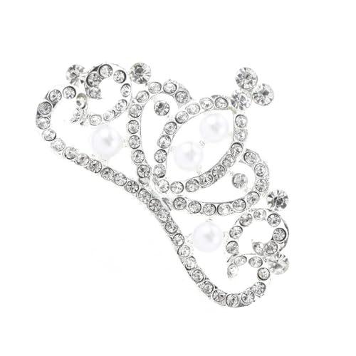 FRCOLOR Kindertiara Mit Strass Und Perlen Funkelnde Tiara Für Mädchen Leichtgewichtiges Stirnband Mit Elegantem Design Für Alltag Und Partys von FRCOLOR