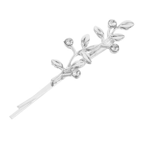 FRCOLOR Strassblatt Haarclip Kristall Braut Haarnadeln Funkelnde Barrette Accessoires Für Frauen Mädchen von FRCOLOR