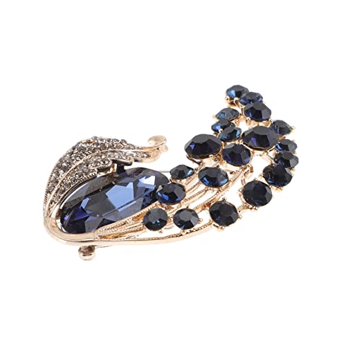 FRCOLOR Strassbrosche Kristallstift Anstecknadel für Mantel Anzug Pullover Schals Funkelndes Accessoire für Besondere Anlässe Design von FRCOLOR
