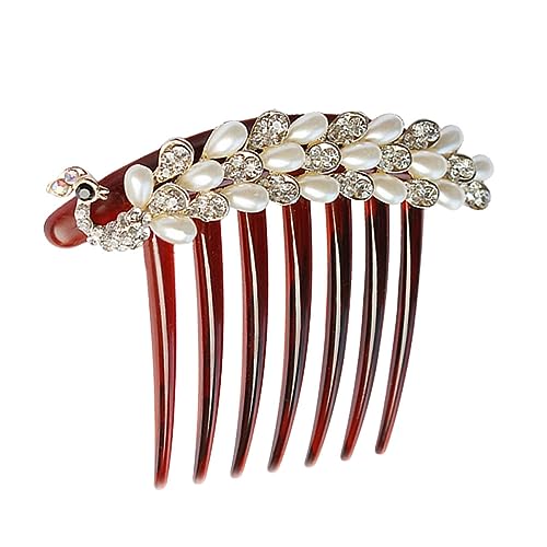 FRCOLOR Strassstein-kamm Aus Legierung Retro-stil Eingesetzter Kamm Haar-accessoires Für Frauen Und Mädchen Stilvoll Und Langlebig von FRCOLOR