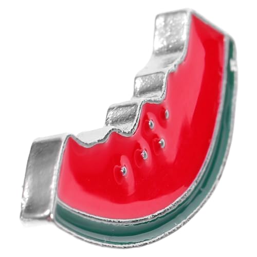 FRCOLOR Stylische Wassermelonen brosche aus Langlebiger Legierung mit Funkelnden Strasssteinen Süße Cartoon optik Vielseitiger Ansteckpin für Damen und Herren Perfektes Sommer accessoire von FRCOLOR