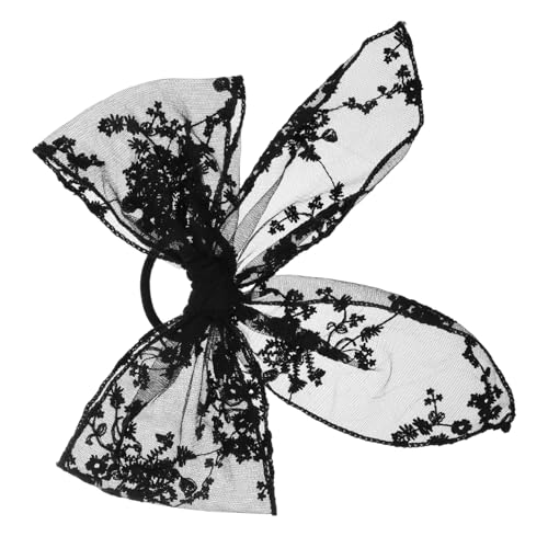 FRCOLOR Süße Haargummis mit Schleife Haar-accessoires Aus Spitze für Partys Schulveranstaltungen Mädchen und Frauen Große Haargummis mit Schleife Haarband von FRCOLOR