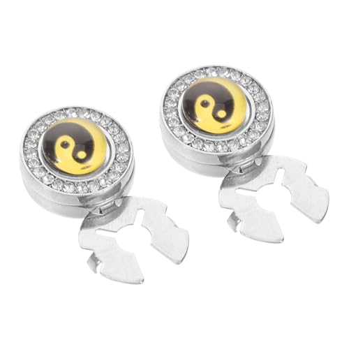FRCOLOR Tai Chi Cufflinks Hemdknöpfe Benutzerdefinierte Manschettenlinks Für Männer Manschettenlinks Shirt Manschettenknöpfe Für Hemden Manschettenelemente Für Männer Zinklegierung von FRCOLOR
