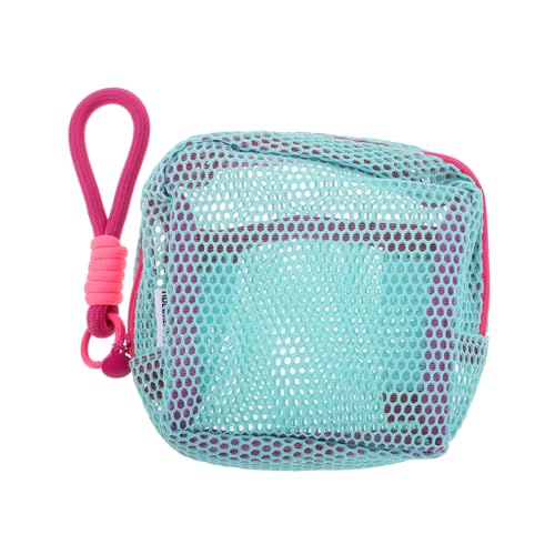 FRCOLOR Netztasche Mit Reißverschluss Kleine Make-up-Tasche Lippenstifthalter Kosmetiktasche Für Damen Aufbewahrungstasche Für Reise Und Alltag von FRCOLOR