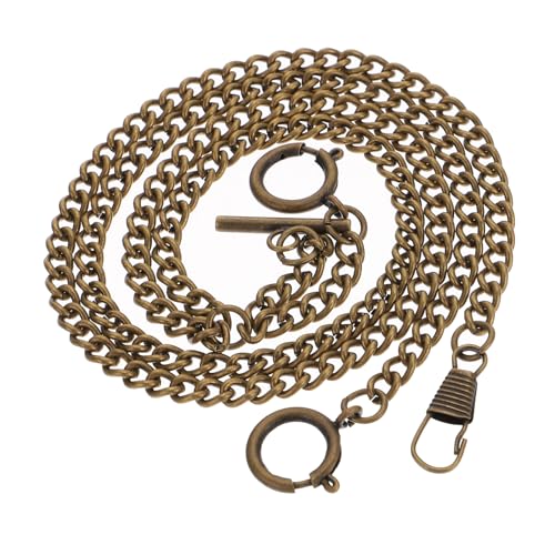 FRCOLOR Hängende Kette Für Taschenuhr Aus Metall Lange Stilvolle Kette Für Männer Elegantes Kleidung Accessoire Jeans Dekokette Für Alltag Und Besondere Anlässe von FRCOLOR