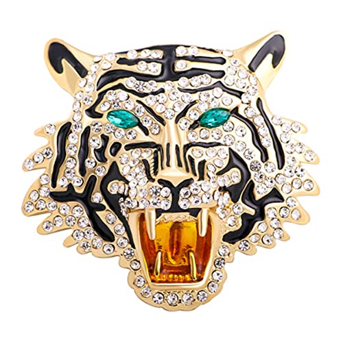 FRCOLOR Tiger Brosche Mit Strass Vielseitige Anstecknadel Für Kleidung Und Accessoires Modischer Tigerkopf Dekorative Brosche Für Anlässe Und Alltag Für Jacken Schals Und Hüte FRCOLOR Tiger Brosche Mit Strass Vielseitige Anstecknadel Für Kleidung Und Accessoires Modischer Tigerkopf Dekorative Brosche Für Anlässe Und Alltag Für Jacken Schals Und Hüte von FRCOLOR