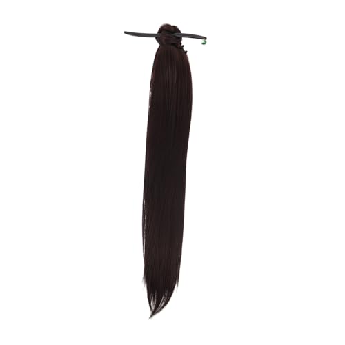 FRCOLOR Geflochtener Haarteil Im Pferdeschwanz-stil Clip-haarverlängerung Für Damen Traditioneller Chinesischer Haarschmuck Leicht Anzubringen Längeres Geflochtenes Haarteil von FRCOLOR