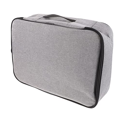 FRCOLOR Tragbare Aktentasche Aus Hochwertigem Material Praktischer Aktenhalter Für Dokumentenaufbewahrung Zertifikate Und Bücher Leicht Zu Öffnen Und Verschließen von FRCOLOR