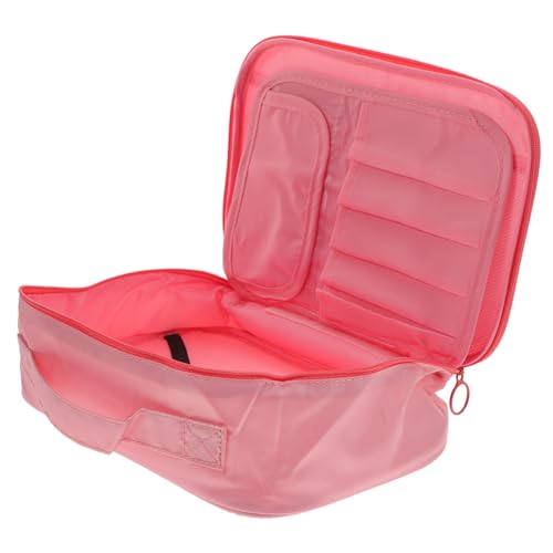 FRCOLOR Tragbare Kulturtasche Kosmetiktasche Make-up Reiseetui Reißverschluss Große Kapazität Make-up Organizer Box von FRCOLOR