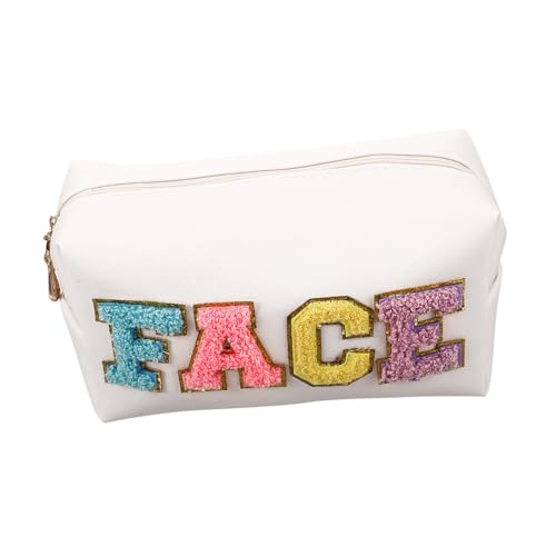 FRCOLOR Make-up-Reisetasche Große Kosmetiktasche Mit Reißverschluss Reise-Kosmetiktasche Für Damen Tragbarer Make-up-Organizer Für Reisen Geeignet Zur Aufbewahrung Von Kosmetik Und von FRCOLOR