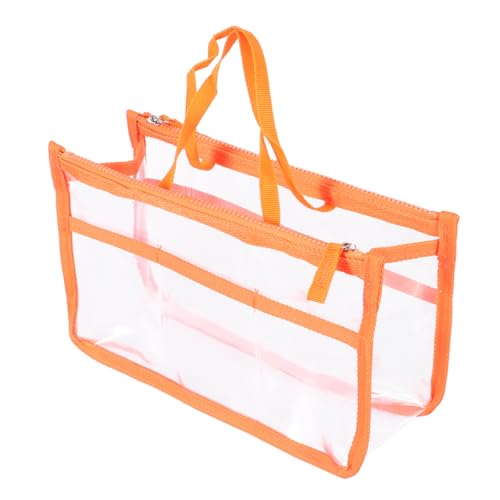 FRCOLOR Aufbewahrungstasche Reise-Kosmetiktasche Outdoor-Kosmetiktasche Durchsichtige Aufbewahrungsbeutel Reise-kulturbeutel Klare Schminktasche Wasserdicht Transparente Tasche Reisen von FRCOLOR