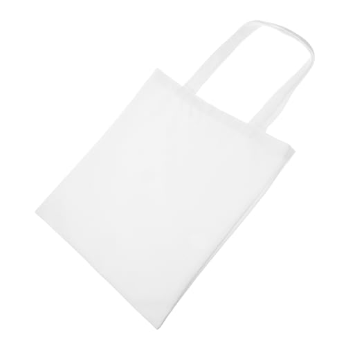 FRCOLOR Canvas-tragetaschen Wiederverwendbare Einkaufstüten Große Segeltuchtaschen Zum Dekorieren Und Malen Für Lebensmittel Schule Und Basteln von FRCOLOR