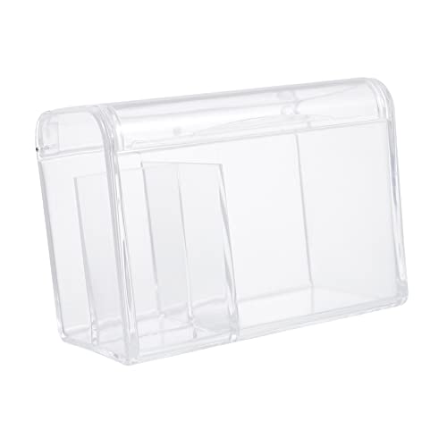 FRCOLOR Transparente Aufbewahrungsbox Für Kosmetik Mit Deckel Organizer Für Make-up-schwämme Wattepads Tips Für Schminktisch Und Bad Praktisch Und Für An von FRCOLOR