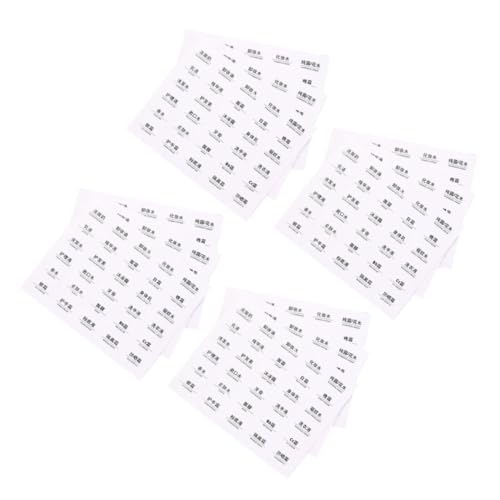 FRCOLOR Transparente Aufkleber Für Kosmetikverpackungen Wasserdichte Identifikationsetiketten Für Leere Sprühflaschen Und Behälter Kosmetiksortierung Und Etikettierung von FRCOLOR