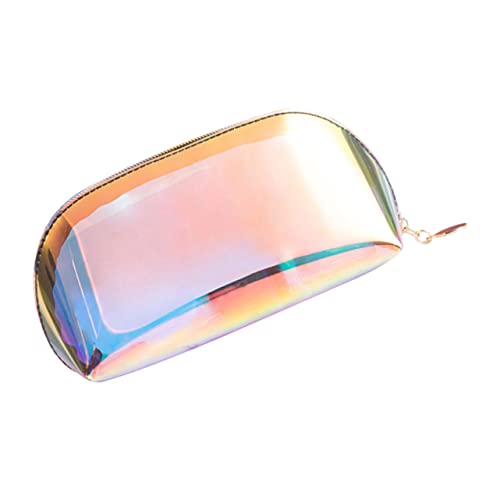 FRCOLOR Transparente Damen Kosmetiktasche Mit Reißverschluss Reise Kulturbeutel Für Make-up Und Waschutensilien Praktische Aufbewahrungstasche Mit Reißverschluss Für Unterwegs Und von FRCOLOR