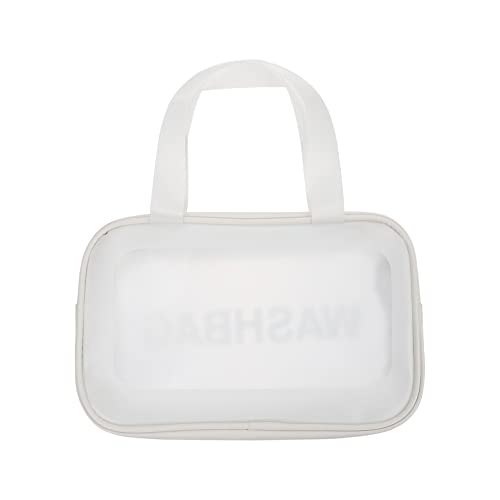 FRCOLOR Transparente Kosmetiktasche Aus Wasserdichter Mittlerer Organizer Für Make-up Und Persönliche Pflegeprodukte Handgepäckfreundlich Für Reisen Und Täglichen Gebrauch von FRCOLOR