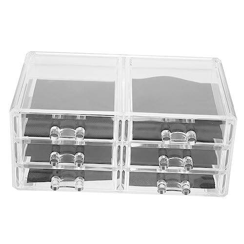 FRCOLOR Durchsichtige Acrylschubladen Make-up Organizer Kosmetik-Organizer Für Schminktisch Badezimmer Mit Klarem Design Für Gute Sichtbarkeit Und Stauraum von FRCOLOR