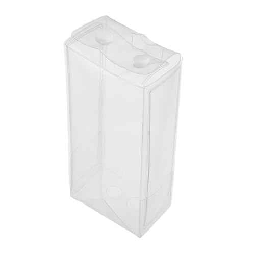 FRCOLOR Transparente Puppentasche Aus Kleine Tragbare Aufbewahrungstasche Mit Schlüsselanhänger Für Figurenpräsentation Und Schmuckaufbewahrung Für Zuhause Büro Und Auto von FRCOLOR