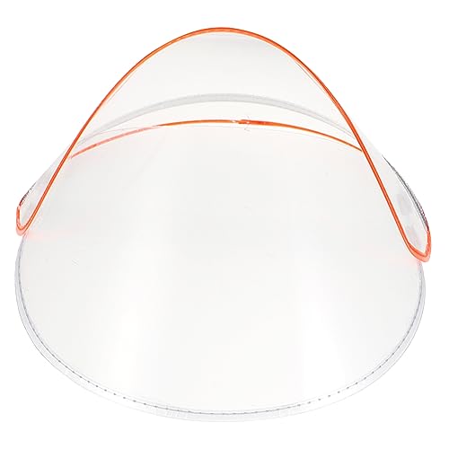 FRCOLOR Transparentes Regenponcho-hutkrempe Abnehmbarer Gesichtsschutz Langlebiger Für Radfahren Und Camping Schützt Bei Starkem Regen von FRCOLOR