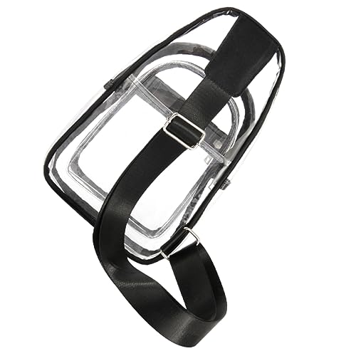 FRCOLOR Transparente Tasche Aus Tragbar Und Reißfest Kleine Brusttasche Für Reise Mit Für Lippenstifte Und Handys Design Vielseitig Einsetzbar Für Damen Und Herren von FRCOLOR