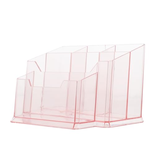 FRCOLOR Kosmetik Organizer Für Schminktisch Make-up Pinsel Aufbewahrungsbox Mit Großem Transparent Für Schreibtisch Und Badezimmer Praktisch Und Platzsparend von FRCOLOR