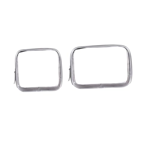 FRCOLOR Transparentes Wasserdichtes Kosmetikset Teiliges Reise Organizer Set für Damen Groß Mittel Klein Praktische Aufbewahrung für Toilettenartikel und Make Up von FRCOLOR