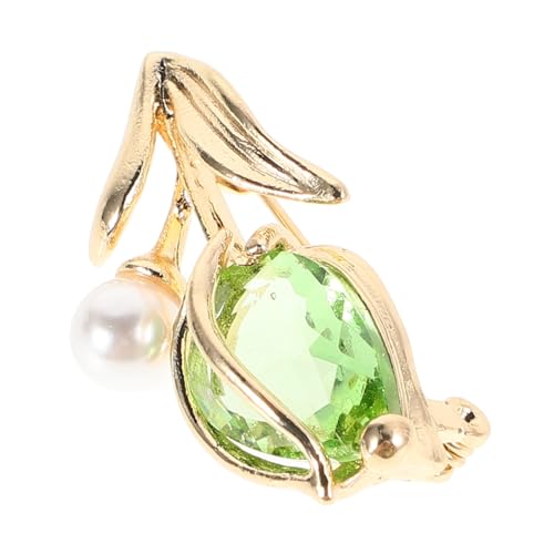 FRCOLOR Tulpenbrosche Broschen Accessoires Perlenbrosche Blumenbrosche Anstecknadel Zirkonbrosche Statement Brosche Funkelnde Brosche Elegante Broschennadeln Perlenschal Brosche von FRCOLOR
