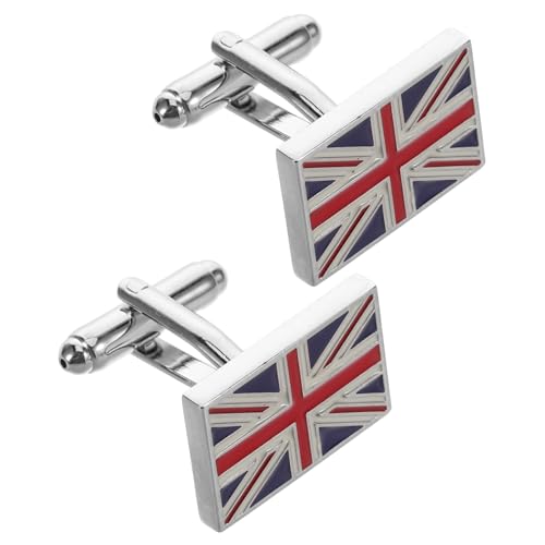 FRCOLOR Uk Flag Manschettenknöpfe Messing Stilvolle und Robuste Cufflinks für Hemden Faderesistent für Formelle Anlässe Langlebiges Design mit Lebendigen Farben FRCOLOR Uk Flag Manschettenknöpfe Messing Stilvolle und Robuste Cufflinks für Hemden Faderesistent für Formelle Anlässe Langlebiges Design mit Lebendigen Farben von FRCOLOR