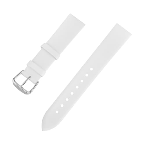 FRCOLOR Ultradünnes Uhrenarmband aus Langlebigem Rindsleder mit Schnellverschluss Verstellbar Klassisch Stilvolles Armband für Damen und Herren von FRCOLOR