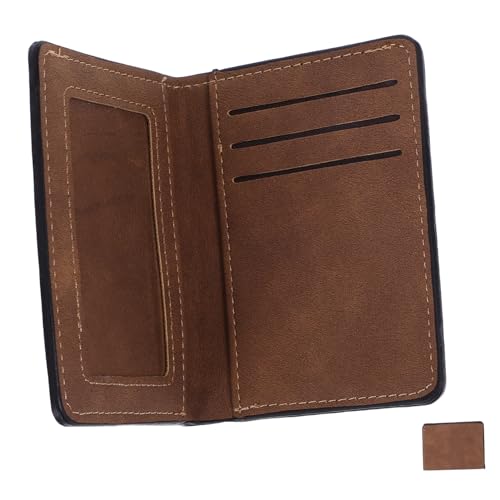 FRCOLOR Kartenetui Für Herren Vertikaler Geldbörse Reise-geldbörse Kreditkartenhalter Kleiner Visitenkartenhalter Ultradünne Kartenhalter Langlebige Materialien Müheloser Stil von FRCOLOR