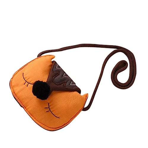 FRCOLOR Umhängetasche Cartoon Mit Tiermotiv Geldbörse Aus Baumwolle Bequemer Schulterbeutel Für Junge Mädchen Und Erwachsene Geeignet Für Schule Arbeit Shopping Und Partys von FRCOLOR