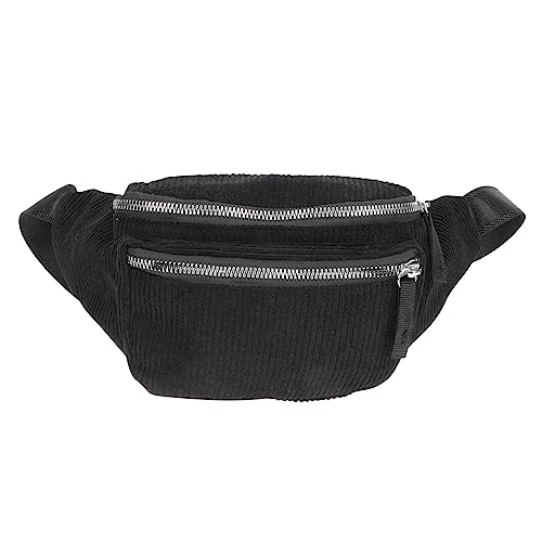 FRCOLOR Umhängetasche Velours Multifunktionale Hüfttasche für Damen und Herren Leichte Brusttasche für Freizeit und Sport für Reisen und Veranstaltungen von FRCOLOR