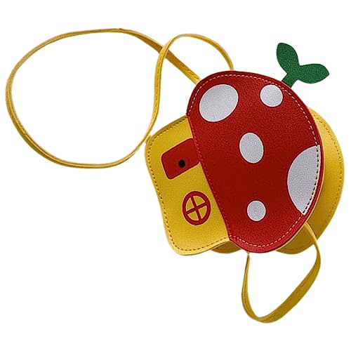 FRCOLOR Pilz-umhängetasche Für Junge Mädchen Süße Geldbörse Mit Pilz- Reißverschluss-Tasche Leicht Und Tragbar Für Mädchen Und Reisen von FRCOLOR