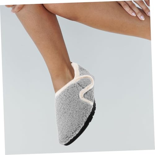 FRCOLOR Unisex Hausschuhe mit Rutschfester Gummisohle Atmungsaktive und Warme Pantoffeln für Damen und Herren Weiche Bequeme Slipper für Drinnen und Draußen von FRCOLOR