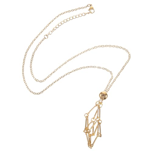 FRCOLOR Verstellbare Kupfer Kristallhalter Halskette mit Leichtem Drahtkäfig Eleganter Schmuckanhänger für Edelstein und Steinanhänger Geschenkidee für Damen und Herren von FRCOLOR