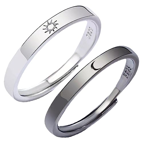 FRCOLOR Mond-ringe Verstellbar Für Dekorativem Muster Bequem Und Langlebig Als Jubiläumsgeschenk Geeignet von FRCOLOR