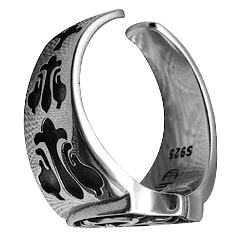 FRCOLOR Verstellbarer Herren Punk Metall Vintage Offener Modischer Einstellbarer Schmuck für von FRCOLOR