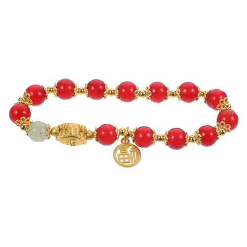 FRCOLOR Verstellbares Rotes Armband Rotes Seil Schutzarmband Chinesisches Schmuck Damen Herren von FRCOLOR