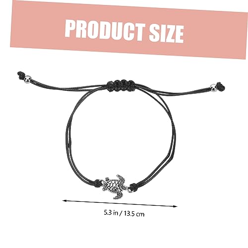 FRCOLOR Verstellbares Turtle Armband für Handgefertigt Geflochten Robustes Material Freundschafts und Partnerschmuck für Liebe und Beziehung von FRCOLOR