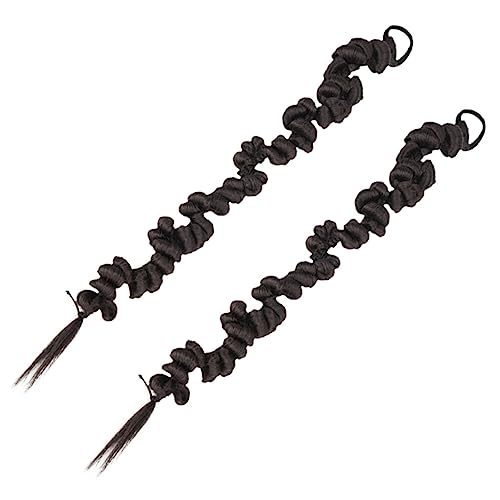 FRCOLOR Haarverlängerungen Dekoration Geflochtener Pferdeschwanz Für Frauen Mädchen Zopfverlängerungen von FRCOLOR