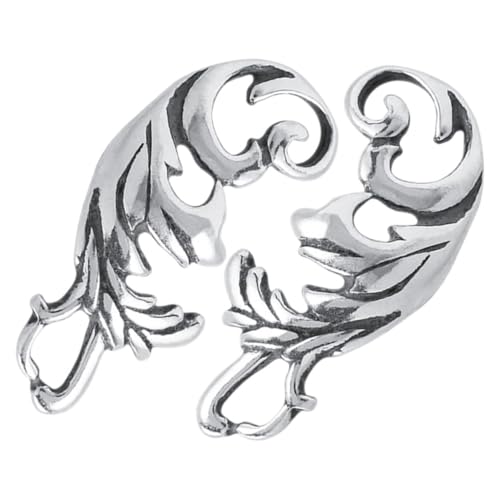 FRCOLOR Vintage Blüten Ohrstecker Silber Kletterer Ohrringe Damen Hautfreundlich Elegant für Freundin Mutter Alltag Party von FRCOLOR